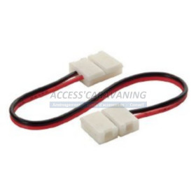 Connecteur 2 pin pour bande LED 10 mm (2 sorties)