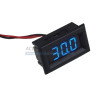 Voltmetre discret 12/24 Volts - affichage bleu