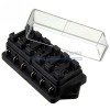 Porte fusibles 6 emplacements avec couvercle