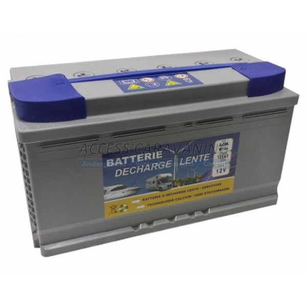 Batterie agm 100 Ah - 12 Volts decharge lente