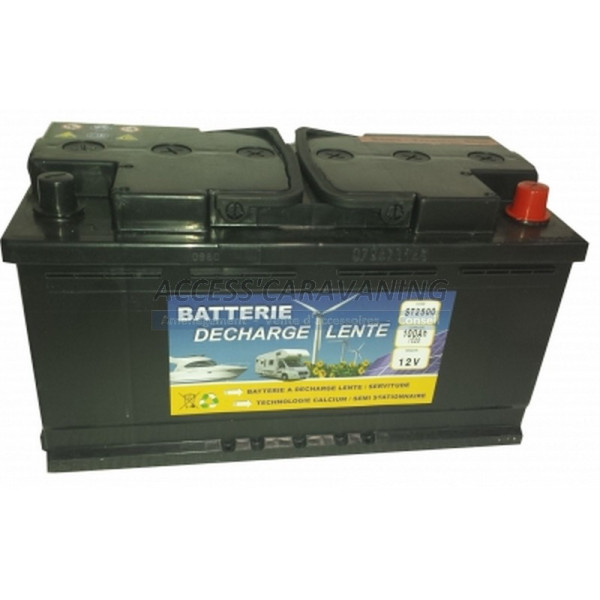 Batterie acide 100 Ah - 12 Volts decharge lente