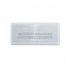 Catadioptre blanc (XL) rectangle autocollant