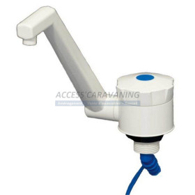 Robinet blanc ABS a contacteur automatique 10/12 mm