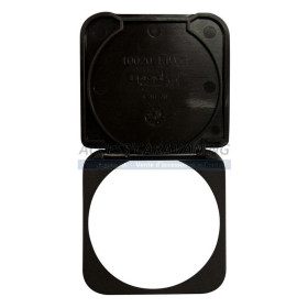 Capot gris fonce de protection rabattable