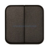 Facade gris fonce double a bascule