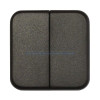 Facade marron double a bascule