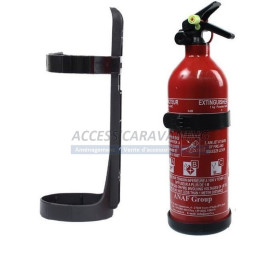 Extincteur 1 Kg classe ABC avec son support