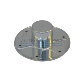 Coupelle aluminium de pied encastree