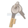 Antivol a barillet pour crochet d'attelage