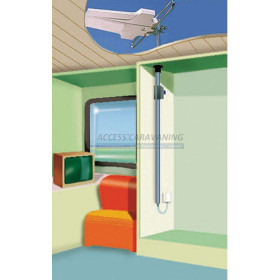 Mat d'antenne interieur long