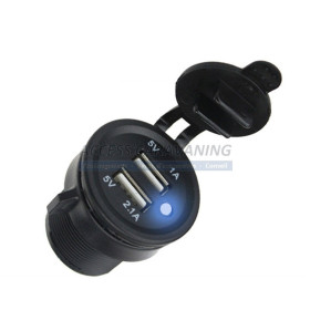 Prise double USB + cosses