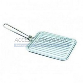 Grill toaster inox avec poignee
