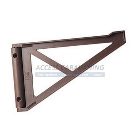 Console equerre marron