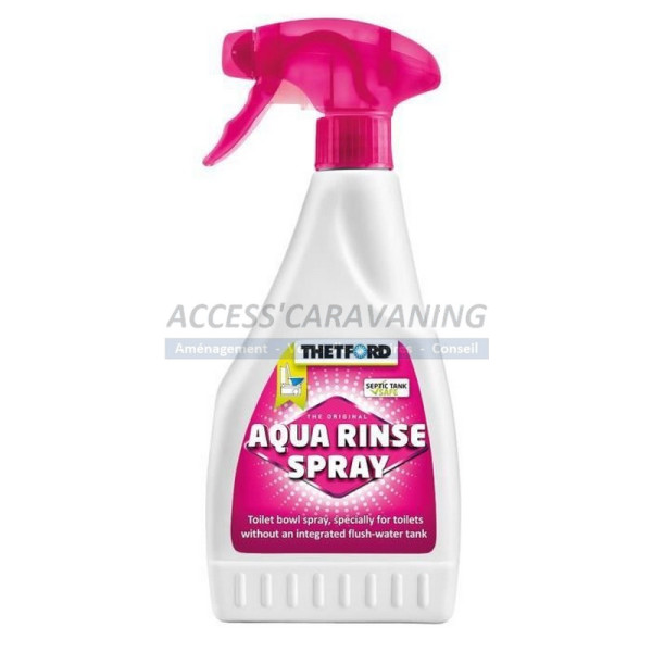 Spray rincage aqua kem rince WC a cassette thetford