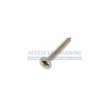 Vix inox a tete fraisee 3,5x25 (lot de 50)