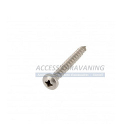 Vis inox tête ronde bombée 3,5X25 (lot de 50)