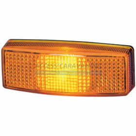 Feu position rectangle orange