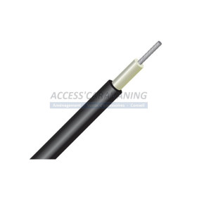 Cable solaire 1x6 mm² noir (vente au mètre)