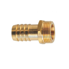 1X Raccord laiton tetine D.10 - Filetage male 12x17