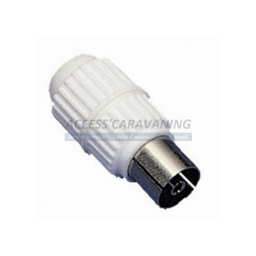 Fiches TV femelles D.9,5 mm - lot de 2