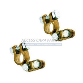 Lot de 2 cosses Batterie (+ et -) 16/35mm²