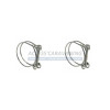 Colliers fils inox pour tuyau diam. 40 mm