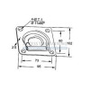 Anneau encastre sur ressort en acier galvanise (destockage)