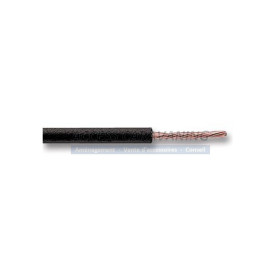 Fil 6 mm² noir multibrins souple