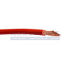 Fil 25 mm2 rouge multibrins souple