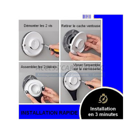 Support d'evacuation de condensation adaptable Truma et Alde