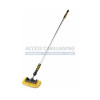 Balai de lavage telescopique 4 cotes (jusqu'a 2m50)
