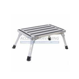 Marche pied alu pliant anti derapant