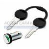 Kit barillet avec 2 cles ZADI 4509 - haute securite