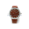 Montre sport design croco (bracelet marron fond marron)