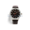 Montre sport design croco (bracelet noir fond noir)