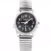 Montre extensible homme ou ado (fond noir)