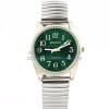 Montre extensible homme ou ado (fond vert)