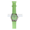 Montre design rosace (bracelet vert fond vert)