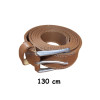 Ceinture marron 28mm en cuir 130 cm