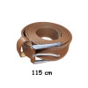 Ceinture marron 28mm en cuir 115 cm