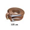 Ceinture marron 28mm en cuir 125 cm