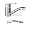 Robinet mitigeur bec court poignee classique - Chrome