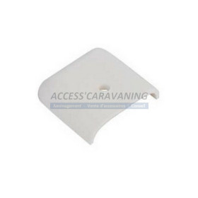 Embout de profil blanc H.30 mm x2