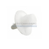 Lot de 3 embouts coniques noirs diam. 25 mm pour tube auvent