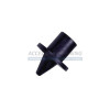Lot de 3 embouts coniques noirs diam. 25 mm pour tube auvent