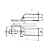 1X Cosse fil 16mm² pour un bornage M8 batterie